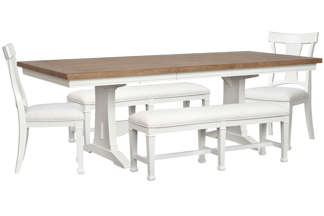 Kingston - Extendable Rectangular Dining Table Set Magnussen Furniture