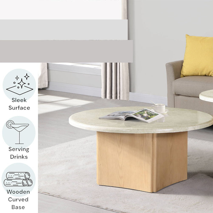 Qwin - Table With Marble Top ACME