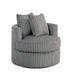 Swivel Upholstered Accent Chair For Living Room Home Essentials