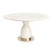 Lisbon - Round Dining Table - Silken Cream Michael Amini