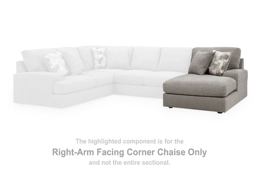 Lindon - RAF Corner Chaise - Smoke Benchcraft®