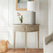 Vintage Inspired Storage Console Table With Fluted Doors JLA