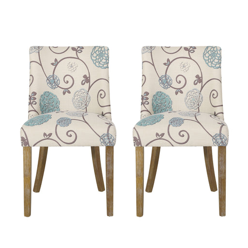 Classic Fabric Dining Chair Noble House