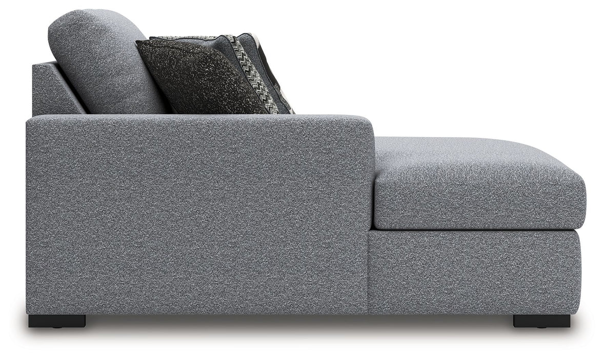 Bealton - LAF Corner Chaise - Salt And Pepper