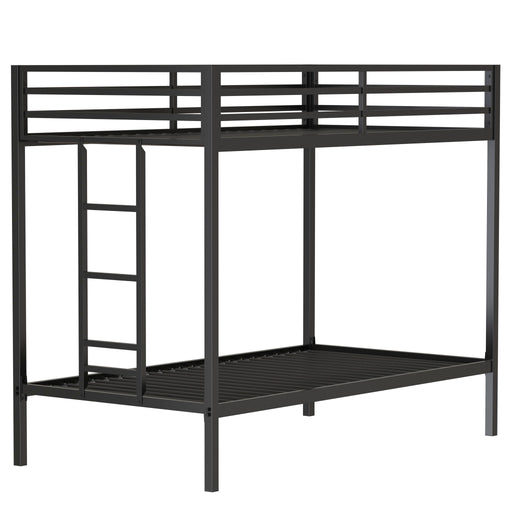Adam - Twin Over Twin Bunk Bed - Black House & Home Furniture