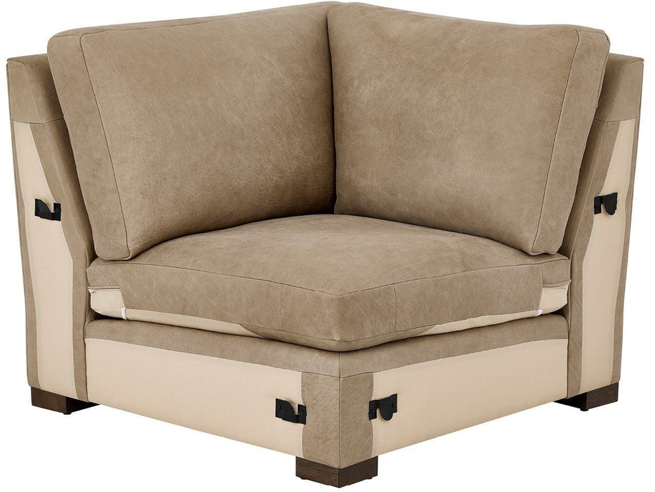 Fletcher - Corner Chair - Light Brown