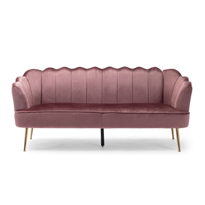3 Seater Sofa - Blush Velvet