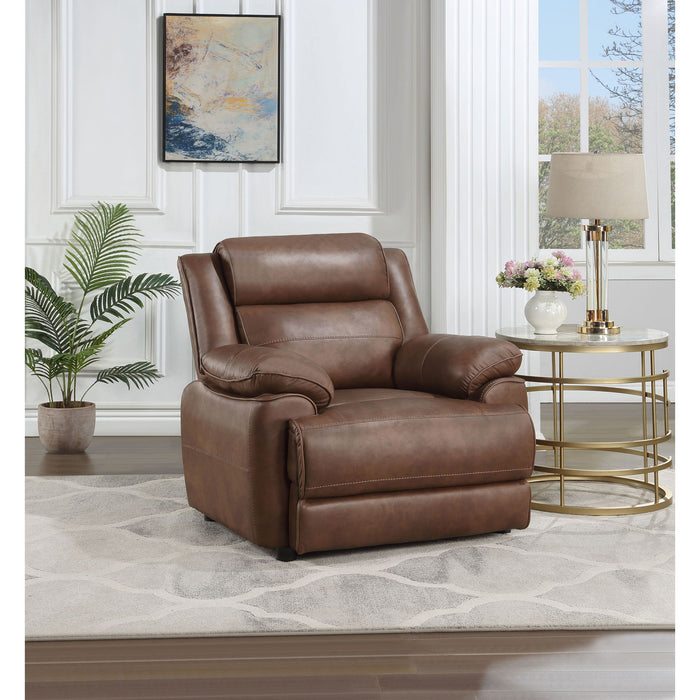 Worthington - Padded Arm Accent Chair - Dark Brown Furniture Max