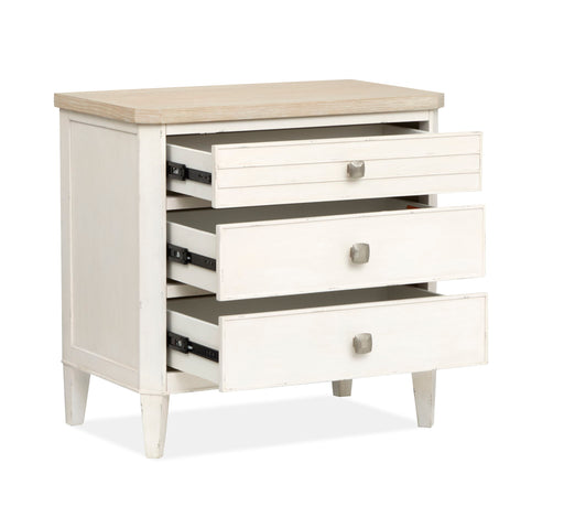 Echo Isles - Drawer Nightstand - Sea Pearl And Driftwood Magnussen Furniture
