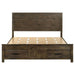 Greely - Eastern King Storage Bed - Brown Furniture Max