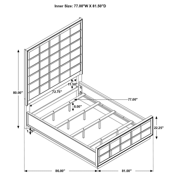 Drea - Panel Bed Furniture Max