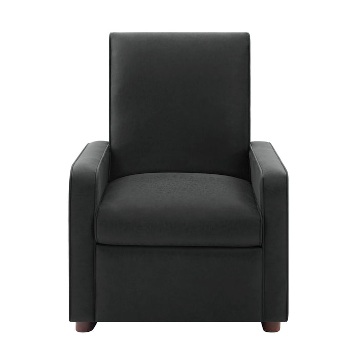 Manual Recliner Chair, 2 Position With 160° Adjustable Backrest For Living Room Noble House