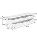 Storage Ottoman With Tufted Seat And Underseat Drawer Home Essentials