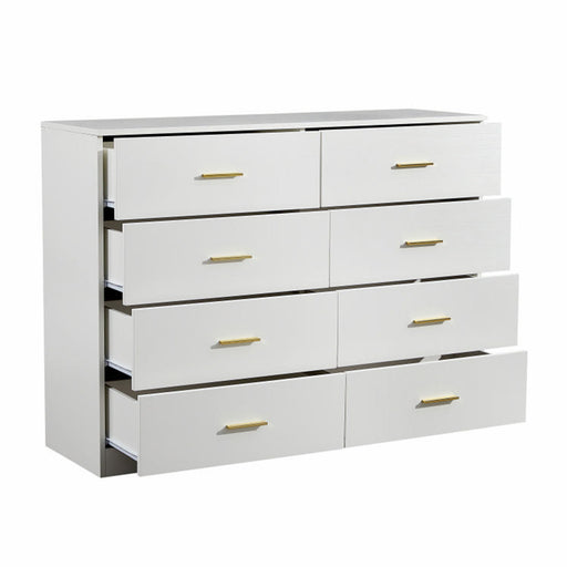 Modern Drawer Dresser For Bedroom, Ample Storage Wide Chest Of Drawers Home Essentials