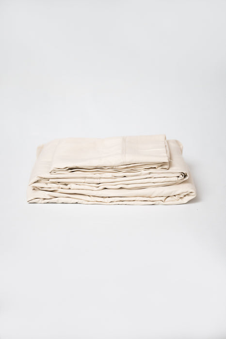 4 Piece King Bamboo Hypoallergenic Sheet Set - Cream