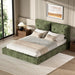 Airframe - Upholstered Bed Frame With Double Layered Upholstered Headboard Home Essentials
