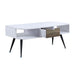 Halima - Coffee Table - White & Black ACME
