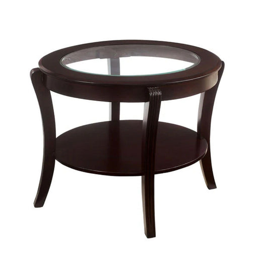 Contemporary Table With Open Lower Shelf Home Essentials