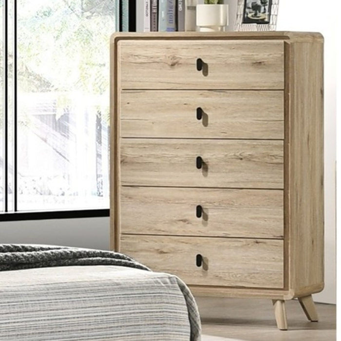 Chest With 5 Drawers - Beige Home Essentials