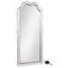 Colwood - Full Floor Mirror With LED Lighting And Storage Hooks - Silver Furniture Max