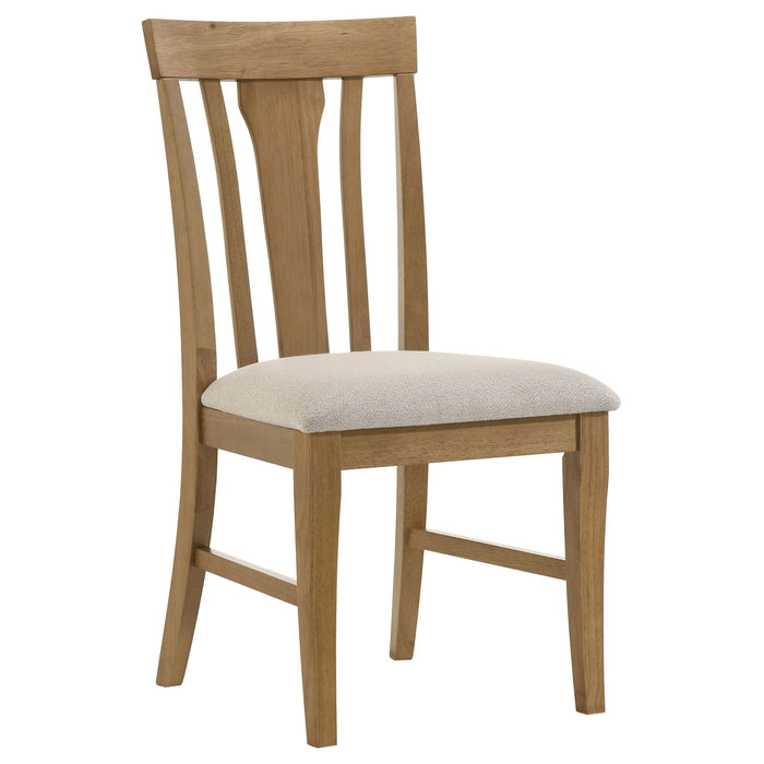 Auburn - Dining Side Chair (Set of 2) - Natural / Light Brown Furniture Max