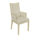 Adeline - Upholstered Arm Chair - Natural Wood Wash Home Essentials
