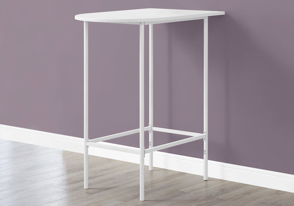 Free Form Manufactured Wood Bar Table - White