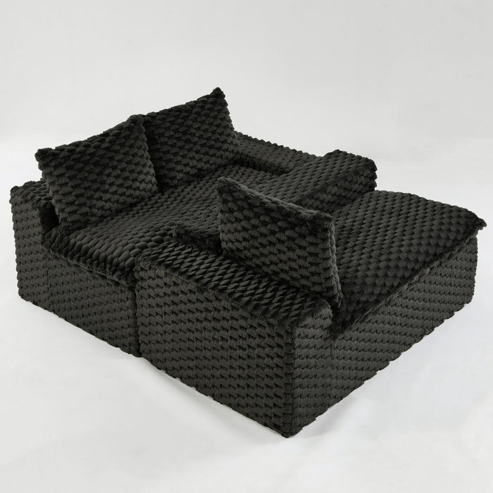 Multifunctional Sofa, Side-By-Side Or Facing Each Other Home Essentials