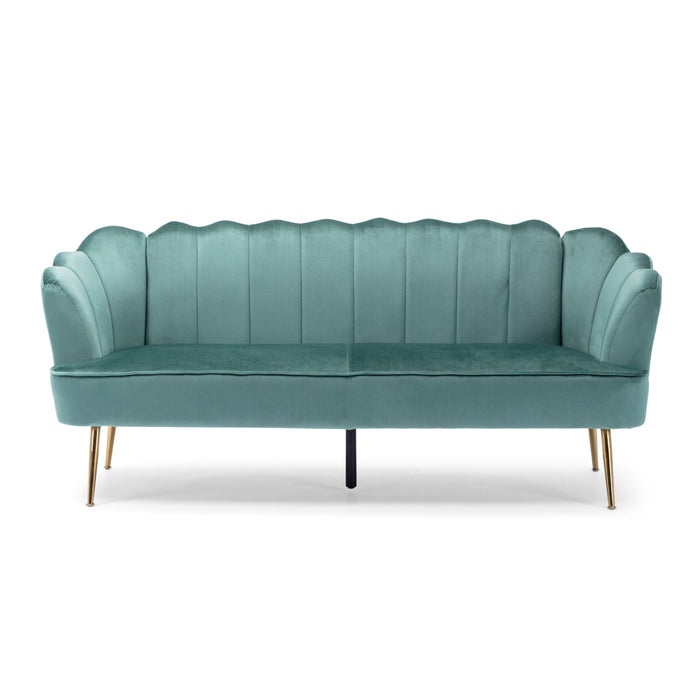 Modern Glam 3 Seater Sofa With Texture