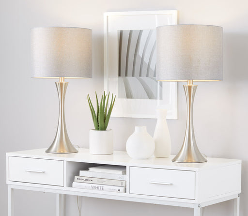 Lenuxe - Contemporary Semi Gloss Table Lamp (Set of 2) Lumi Source