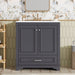 Bathroom Vanity With Sink, Cabinet & 2 Soft Closing Doors & Adjustable Shelf Hearth and Haven