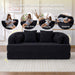 Foldable Sofa Bed, Boneless Couch Convertible Sleeper With 4 Pillows Home Essentials