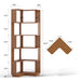 L-Shaped Corner Bookshelf Home Essentials