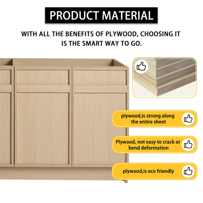 Modern Freestanding Bathroom Vanity & Soft Close Cabinet Doors Home Essentials