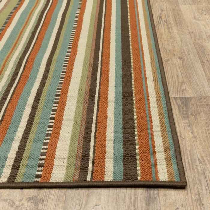 2' X 4' Outdoor / Indoor Area Rug - Green