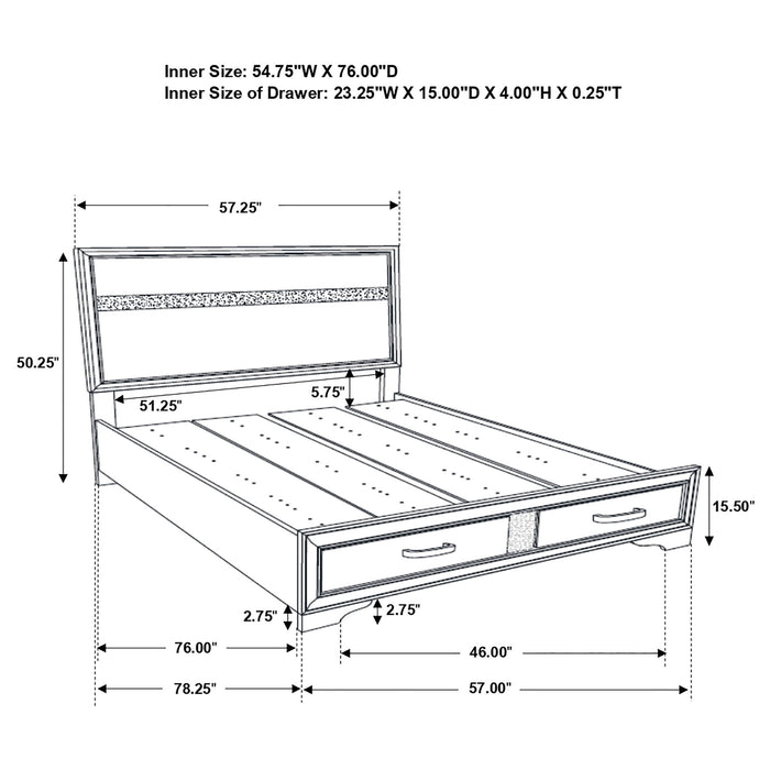 Annie - 4 Piece Bedroom Set Furniture Max