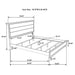 Carina - Eastern King Bed - Oak Furniture Max