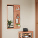 Wall Mounted Full Length Mirror With Shelf And Hook Daily Nest