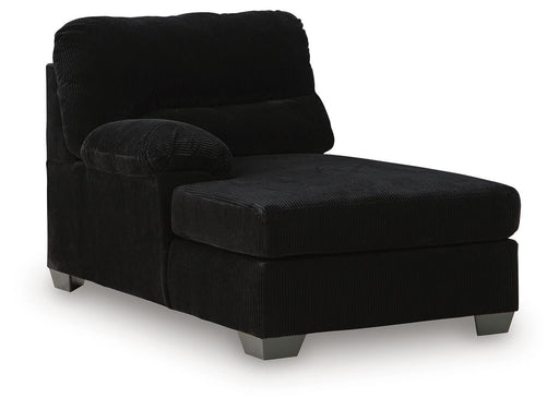 SimpleJoy - LAF Corner Chaise - Onyx Signature Design by Ashley®