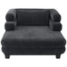 Oversized Chaise Lounge Sofa Bed With Deep Seat And Layered Armrests Noble House