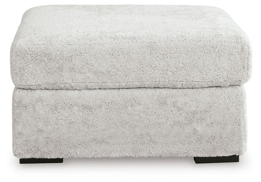 Cuddle Plush - 3 Pc. - 3-Piece Sectional, Chair And Ottoman - Arctic Signature Design by Ashley®