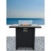 Powdercoated Fire Pit With Top - Black LSI Patio Furniture