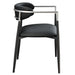 Jaramillo - Arm Chair (Set of 2) - Black Leatherette ACME
