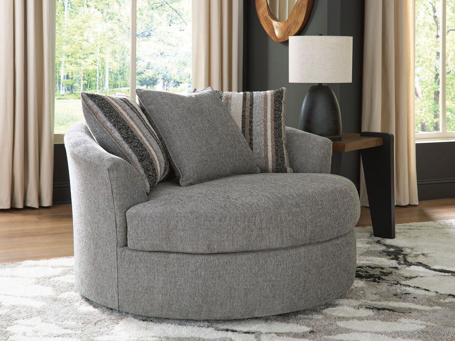 Creston Heights - Oversized Swivel Accent Chair - Smolder Signature Design by Ashley®
