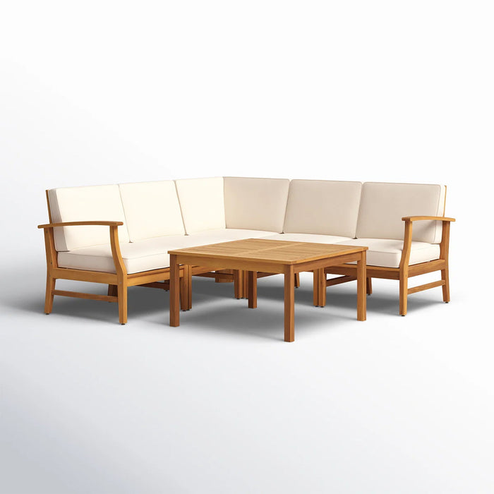 Perla - 6 Pieces Sofa Set Noble House