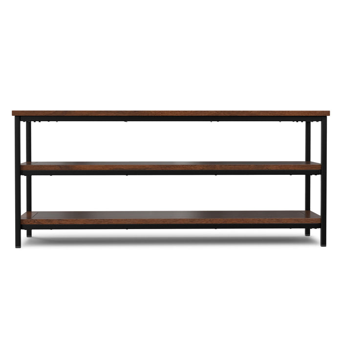 Skyler - TV Media Stand - Dark Cognac Brown Simpli-Home