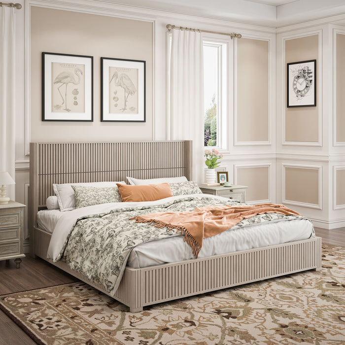 Platform Bed Frame With Headboard, Floor Standing Design Home Essentials