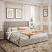 Platform Bed Frame With Headboard, Floor Standing Design Home Essentials