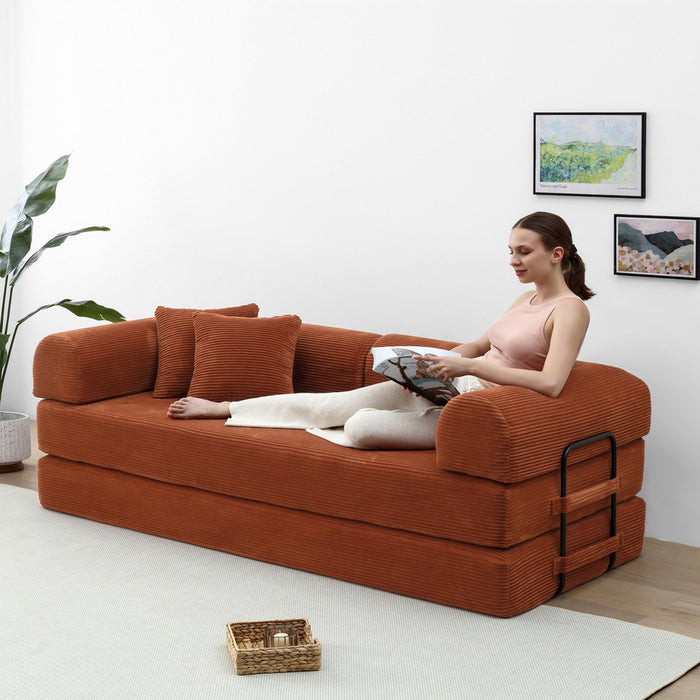 Convertible Foldable Floor Sofa Bed For Living Room Home Essentials