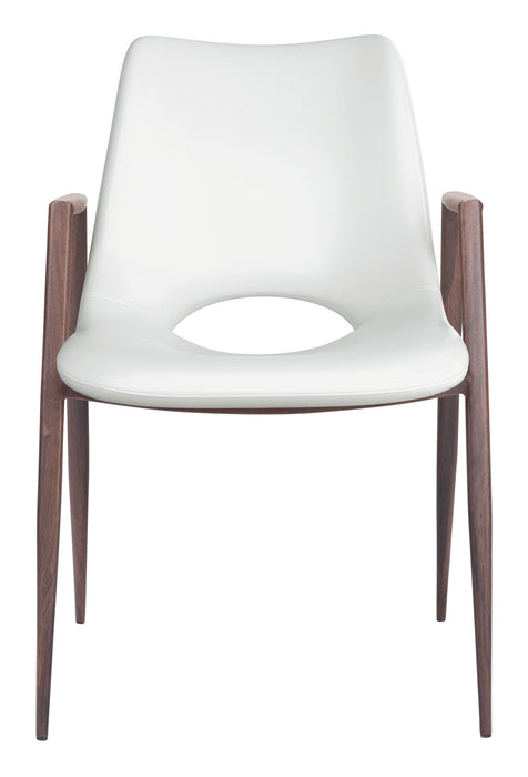 Desi - Dining Chair Walnut Legs (Set of 2) Zuo Modern